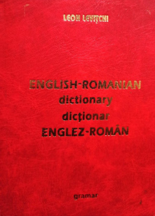 English - romanian dictionary / Dictionar englez - roman