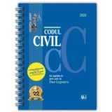 Codul civil Ianuarie 2026. Editie spiralata, tiparita pe hartie alba - Dan Lupascu