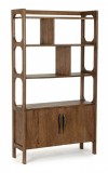 Biblioteca lemn mango maro Sherman 100x35x180 cm