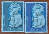 IRLANDA -1992-RELIGIE-CRACIUN''MADONA cu Pruncu''- Serie 2v.-MNH-Nestampilat-MNH-Vezi-Scan
