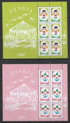 Romania 2002 - #1584A Circul M/S 2v MNH foto