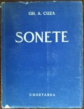 [GHEORGHE] GH. A. CUZA - SONETE (editia princeps, 1940)