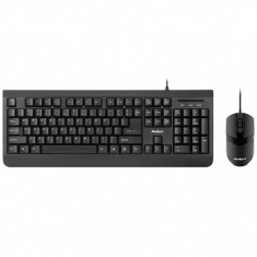 Kit Tastatura Mouse Wireless REBEL WDS100, Neagra