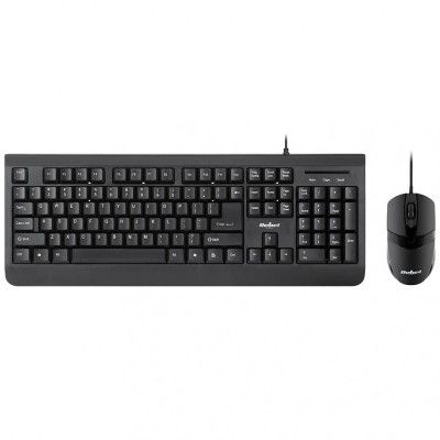 Kit Tastatura Mouse Wireless REBEL WDS100, Neagra foto