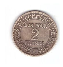 Moneda Franta 2 francs/franci 1922, stare buna, curata