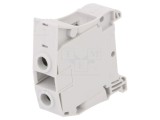 Conector de Șine 1 Pistă 2 Borne Gri 16mm