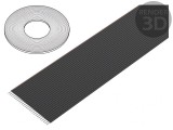 Cablu Bandă Neecranat PVC 26x28AWG 1,27mm 100FT