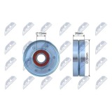 Rola ghidare curea transmisie Volvo S40, V40 1.6-2.0 1995-2004, 169-00