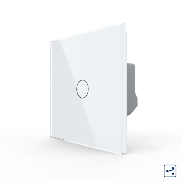 Intrerupator Simplu Cap Scara / Cruce LIVOLO cu Touch - Serie Noua SmartElectro IntelligentHouse