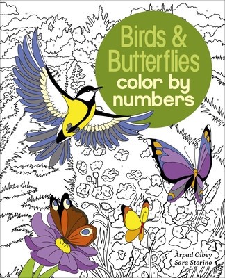 Birds &amp;amp; Butterflies Color by Numbers foto
