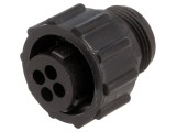 Mufă Mamă 4-PIN CPC Series 1 pe Cablu