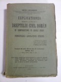 Cumpara ieftin Explicatiunea teoretica si practica a DREPTULUI CIVIL ROMAN in comparatiune cu legile vechi si cu Principalele Legislatiuni Straine (Tomul IX)