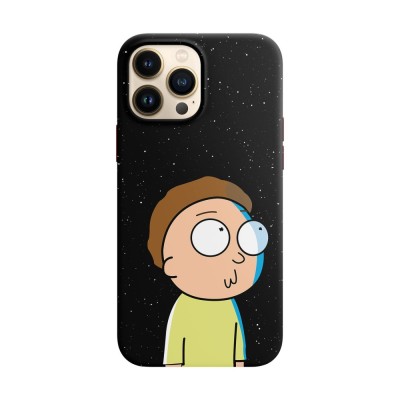 Husa compatibila cu Apple iPhone 13 model Hi am Morty, Silicon, TPU, Viceversa foto