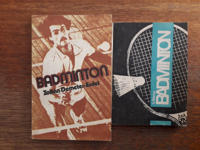 Lot 2 carti despre Badminton / R4P5F foto