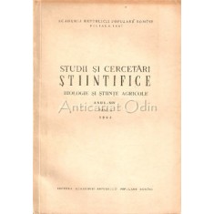 Studii Si Cercetari Stiintifice Anul XIV, Fasc. 2 - Prof. C. Sandu-Ville