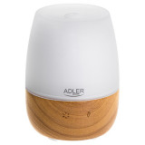 Difuzorul de arome cu ultrasunete Adler 3 in 1, aromaterapie, umidificare usoara a aerului uscat, lampa atmosferica