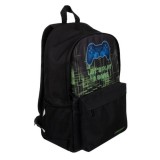 Cumpara ieftin Ghiozdan rucsac scolar Kruzzel 22L, negru, cu rucsac si sac pentru incaltaminte, dimensiuni 44x28x20cm