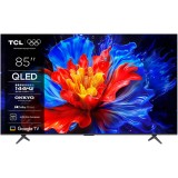 Televizor QLED TCL 85P8K, 214 cm, Smart Google TV, 4K Ultra HD, 100Hz, Clasa F (Model 2025)