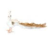 Decoratiune Craciun, Paun, auriu, 34x12x15 cm, Strend Pro