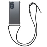Husa pentru Motorola Edge X30 / Edge 30 Pro, Silicon, Transparent, 57063.01, kwmobile, Textil, Carcasa