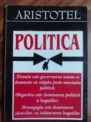 POLITICA - ARISTOTEL (5+1)4 foto