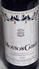 Sticla vin vechi 1999, regiunea Bordeaux (Franta), sigilata foto