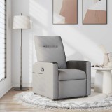 VidaXL Scaun extensibil din stofă gri nor