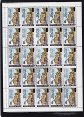 ROMANIA 2001 LP 1561 MONUMENTE DISTRUSE 94 SUPRATIPAR CANTO COALA 25 TIMBRE MNH
