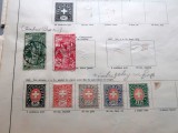Lot 7 timbre vechi Elveția &ndash; Jubileul Uniunii Poștale Universale și timbre telegraphice, ștampilate -A42