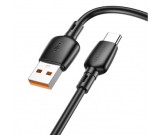 CABLU alimentare si date Borofone &quot;BX93&quot;, Fast Charging Data Cable pt. smartphone, USB la USB Type-C 100W, 1m, negru &quot;6941991103179&quot; (timbru verde 0.1