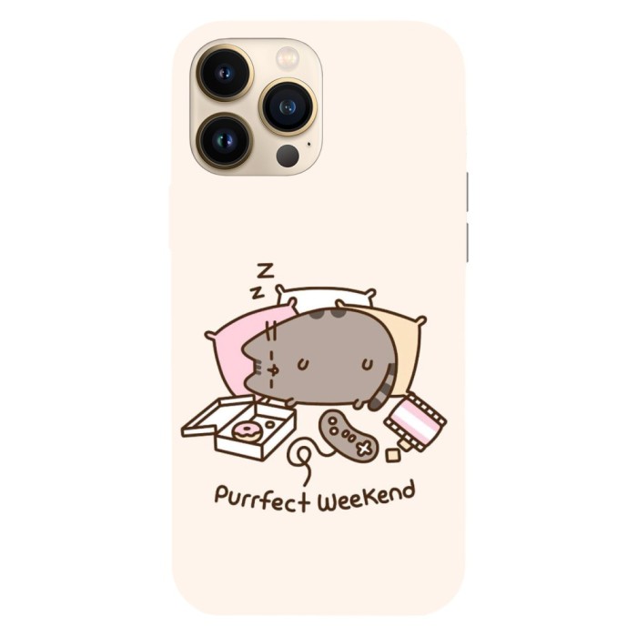 Husa compatibila cu Apple iPhone 15 Pro, Viceversa, model Purfect weekend , Silicon, TPU
