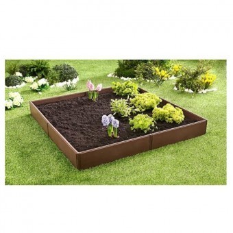 Pat pentru flori Strend Pro Raised Bed, maro foto