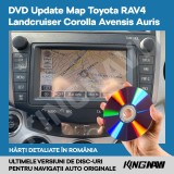 Harta Navigatie DVD Toyota TNS600 TNS700 (Gen 3/5) Rav4 Landcruiser Avensis Corolla Auris Lexus Europa + Romania