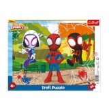 Puzzle Paienjenelul Marvel cu 25 de piese, 4 ani +, Oem