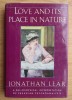Love and its Place in Nature - Jonathan Lear, Filosofie Freudiana, Editia 1990, Carte in Engleza