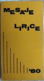 Cumpara ieftin MESAJE LIRICE/TIMIS 1980(Nicolae Bara/Gh.Drinovan/Marius Munteanu/Monica Rohan+)