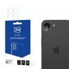 Folie de protectie Camera Spate 3MK Protection pentru Apple iPhone 16e, Sticla Flexibila, Set 4 bucati, Transparenta