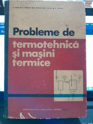 Probleme de termotehnica si masini termice - B. Popa foto