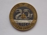 20 francs 1992 Franta-comemorativa-AUNC