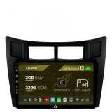 Navigatie Toyota Yaris (2005-2012), Android 12, E-Octacore 2GB RAM + 32GB ROM, 9 Inch - AD-BGE9002+AD-BGRKIT103