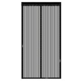 Plasa anti-insecte, cu inchidere magnetica, latime 80-100cm, inaltime 210-220cm, negru