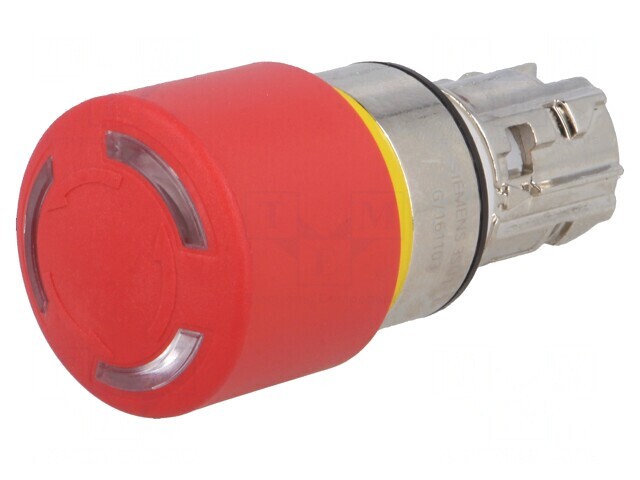 Comutator de Siguranță 22mm Roșu IP67 2 Puncte