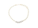 Colier ALDO alb, MOODY 102, din pvc