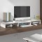 vidaXL Stand pentru monitor, alb, 80x24x10,5 cm, lemn masiv de pin 813940