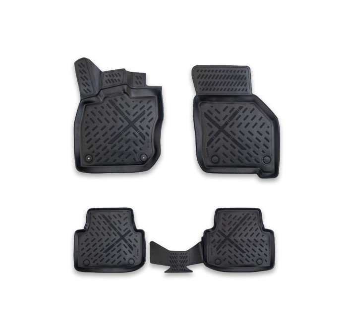 Set Covorase cauciuc tavita compatibile Skoda Yeti 2009-2015