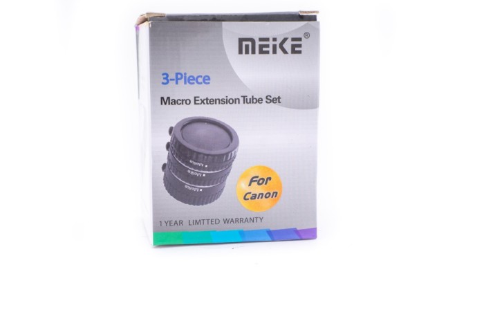 Set tuburi macro Af Meike montura Canon EF, noi