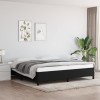 Gossi cadru de pat fara saltea, negru, 200x200 cm, textil