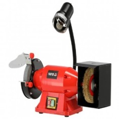 Polizor banc cu disc 150x32 si perie sarma 150x30mm, putere 520W