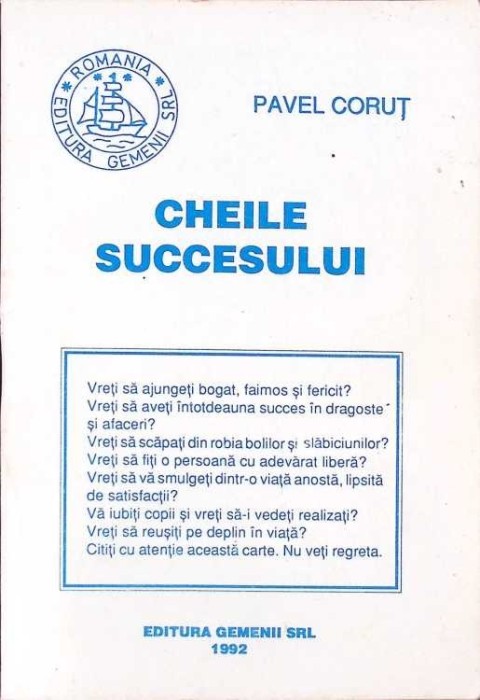 CHEILE SUCCESULUI-PAVEL CORUT-268769