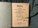 Philothea oder Anleitung zu einem gottseligen Leben ( Filoteea sau introducere la o viata evlavioasa ) de Sf. Francisc de Sales anul 1884 !